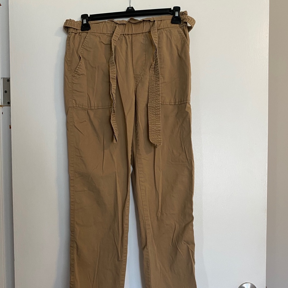 Tie Waist Khakis